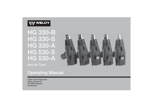 Manual de uso Weldy HG 330-A Decapador por aire caliente