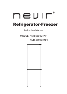 Manual Nevir NVR-5600 CTNF Fridge-Freezer