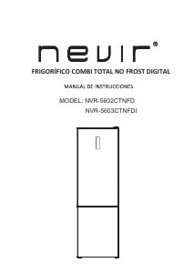 Manual Nevir NVR-5603 CTNFDI Fridge-Freezer