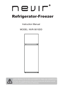 Manual Nevir NVR-5610 DD Fridge-Freezer