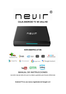 Manual de uso Nevir NVR-KM9PRO-ATVB Receptor digital