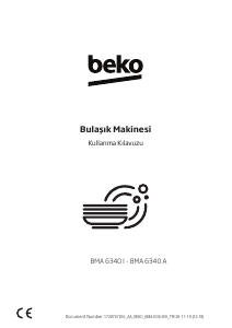 Kullanım kılavuzu BEKO BMA 6340 I Bulaşık makinesi