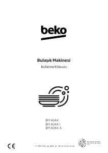 Kullanım kılavuzu BEKO BM 4044 Bulaşık makinesi