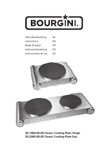 Handleiding Bourgini 30.2000.00.00 Classic Kookplaat
