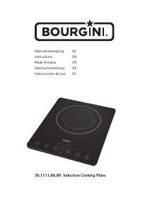 Handleiding Bourgini 30.1111.00.00 Kookplaat