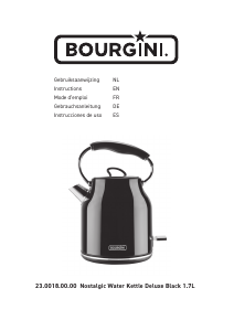 Manual de uso Bourgini 23.0018.00.00 Nostalgic Hervidor