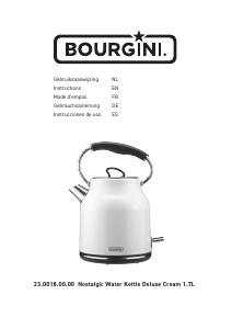 Manual Bourgini 23.0008.00.00 Nostalgic Kettle