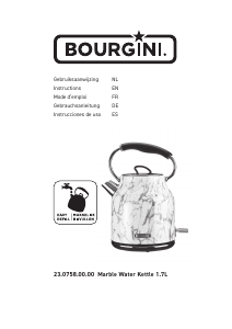 Manual Bourgini 23.0758.00.00 Marble Kettle