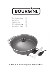 Handleiding Bourgini 16.3030.00.00 Classic Magic Multi Pan