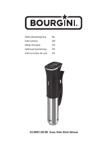 Manual de uso Bourgini 32.0001.00.00 Deluxe Circulador de vacío