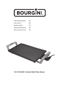 Mode d’emploi Bourgini 10.1210.00.00 Oriental Multi Plate Deluxe Gril de table