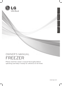 Manual LG GW-B404MASV Freezer