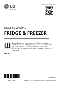 Manual LG GC-B569PMCM Fridge-Freezer