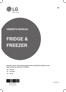 Manual LG GR-N266LLS Fridge-Freezer