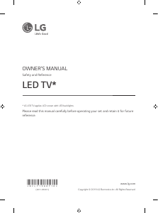 Manual LG 43LM5777PLC LED Television