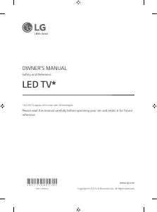 Manual LG 43LM5700PLA LED Television