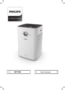 Bruksanvisning Philips AC6608 Luftrenare