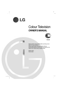 Manual LG 21Q6RGE Television