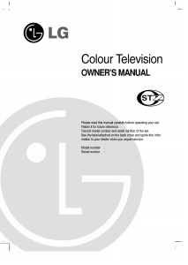 Manual LG 21FX6RG Television