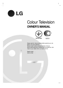 Manual LG RT-54NA41T Television