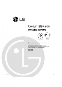 Manual LG 21FB5RB Television