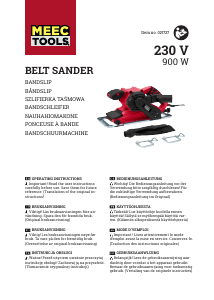 Bedienungsanleitung Meec Tools 021-727 Bandschleifer