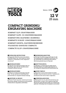 Bruksanvisning Meec Tools 019-798 Graveringsmaskin