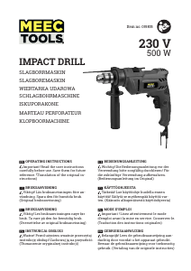 Bruksanvisning Meec Tools 019-385 Slagdrill