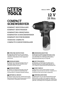 Bruksanvisning Meec Tools 019-797 Skruvdragare