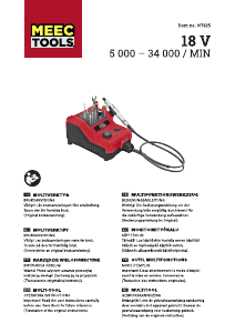 Mode d’emploi Meec Tools 017-625 Outil multifonction