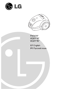 Manual LG FVD3708 Vacuum Cleaner