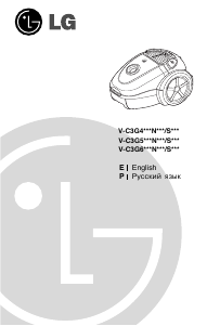 Handleiding LG V-C3G44NT Stofzuiger