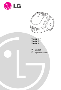 Manual LG V-C4B43NT Vacuum Cleaner