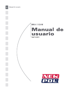Manual de uso New Pol NW7120F2 Lavadora