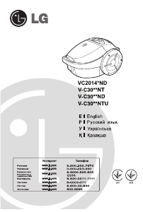 Manual LG V-C3048ND Vacuum Cleaner
