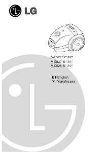 Manual LG V-C5271NT Vacuum Cleaner