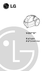Manual LG V-C5765ST Vacuum Cleaner