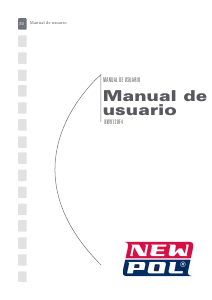 Manual de uso New Pol NW9120F4 Lavadora