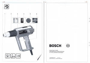 Mode d’emploi Bosch GHG 650 LCE Décapeur thermique