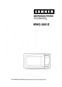 Handleiding Zanker MWG 9261E Magnetron