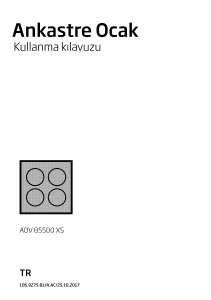 Kullanım kılavuzu BEKO AOV 85500 XS Ocak