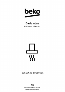 Kullanım kılavuzu BEKO BDE 9062 B Davlumbaz