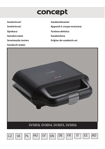 Manual de uso Concept SV3054 Grill de contacto