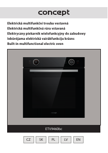 Manual Concept ETV9460BC Oven