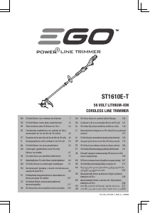 Посібник EGO ST1610E-T Ручна газонокосарка