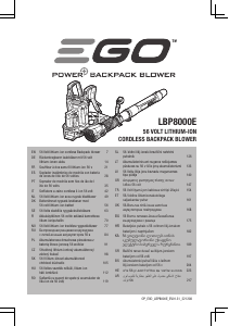 Manual EGO LBP8000E Refulator frunze