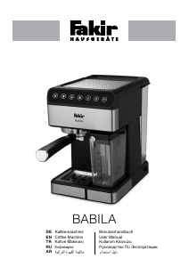 Kullanım kılavuzu Fakir Babila Espresso makinesi