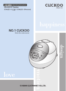 Manual Cuckoo CR-0351F Rice Cooker