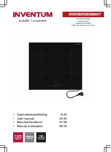 Bedienungsanleitung Inventum IKI6008 Kochfeld