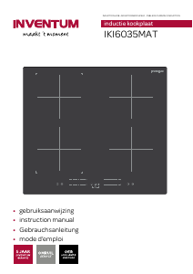 Mode d’emploi Inventum IKI6035MAT Table de cuisson